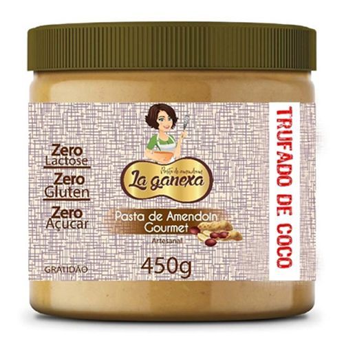 Pasta de Amendoim Trufado de Coco - 450g - La Ganexa