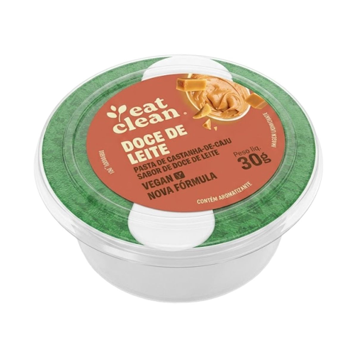 Pasta de Castanha de Caj� - 1 Unidade de 30g  Doce de Leite - Eat Clean