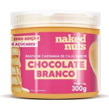 Pasta de Castanha de Caju - 300g Chocolate Branco - Naked Nuts