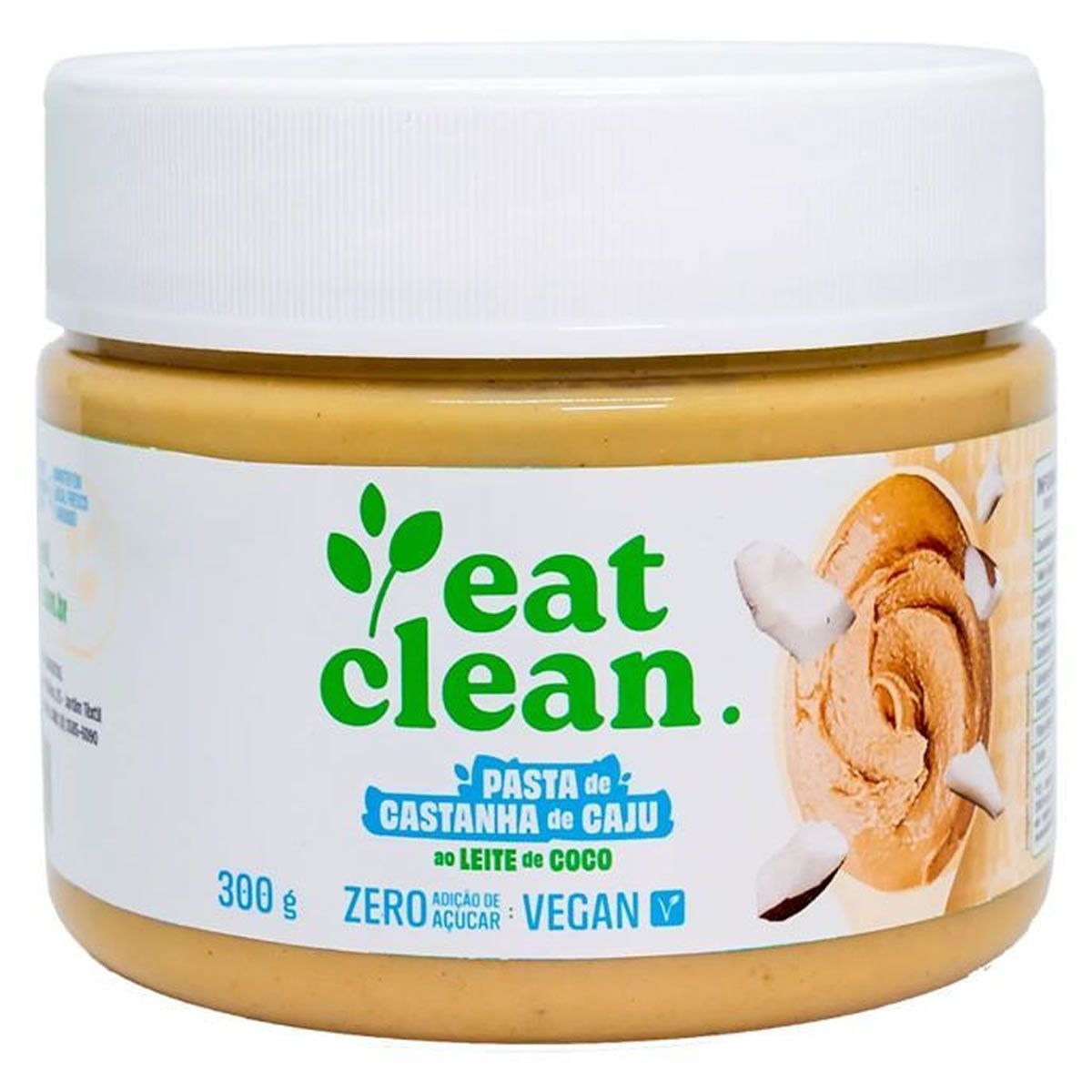Pasta de Castanha de Caju - 300g Leite de Coco - Eat Clean*** Data Venc. 15/08/2025