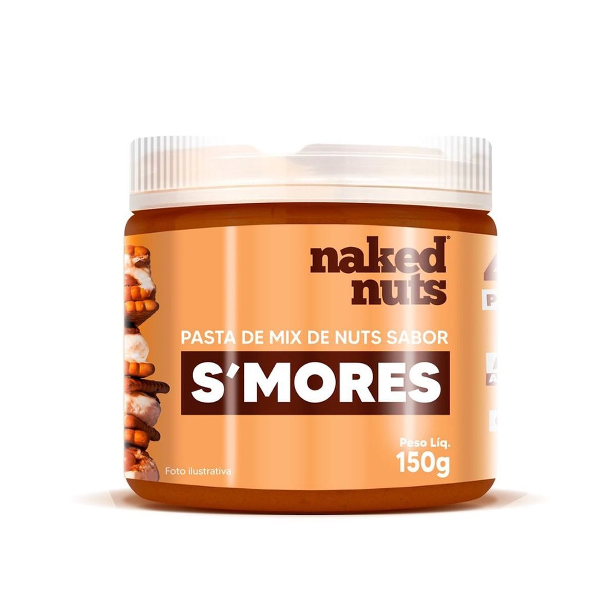 Pasta de Mix de Nuts - 150g Smores - Naked Nuts