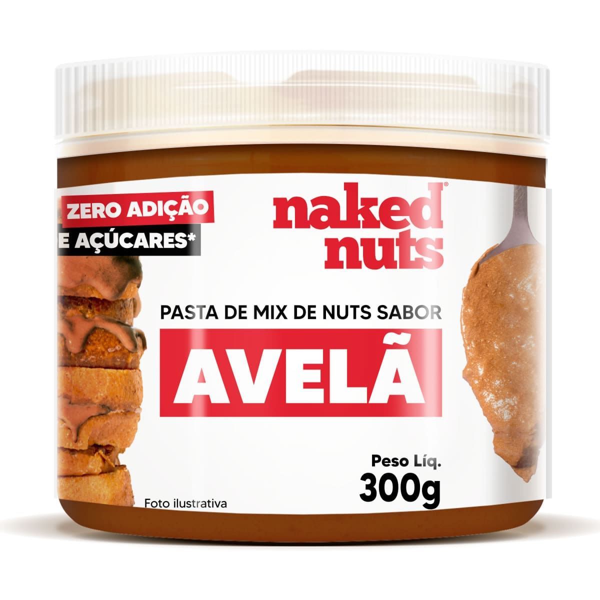 Pasta de Mix de Nuts - 300g Avel� - Naked Nuts*** Data Venc. 23/04/2024
