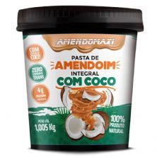 Pasta Integral de Amendoim - 1005g Amendoim com Coco - AmendoMaxi