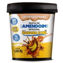 Pasta Integral de Amendoim - 1005g Banana e Mel - AmendoMaxi