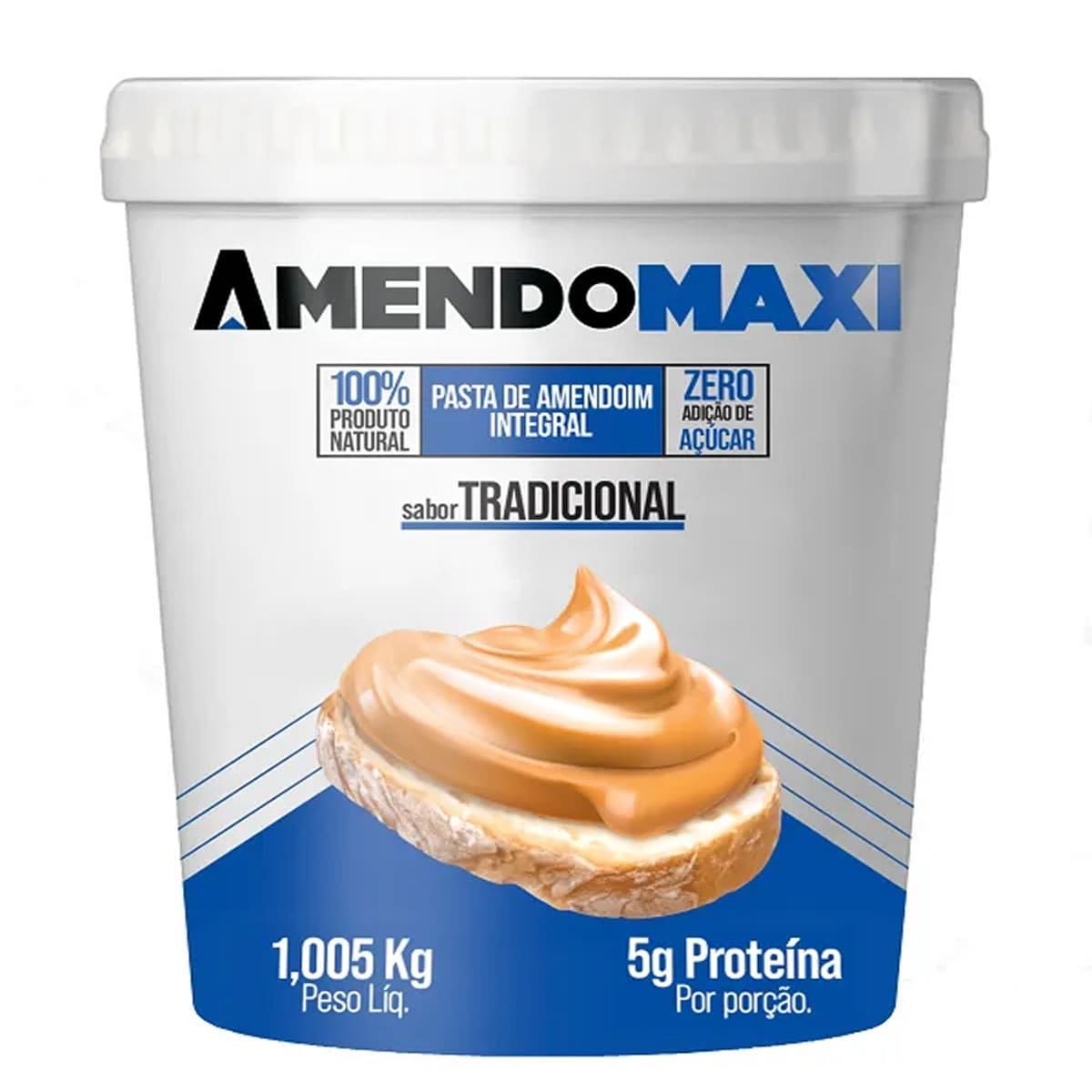 Pasta Integral de Amendoim - 1005g Tradicional - AmendoMaxi