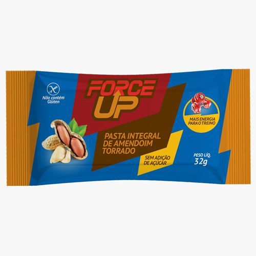 Pasta Integral de Amendoim Torrado Sach� - 32g - Force Up*** Data Venc. 02/11/2017*** Data Venc. 02/11/2017