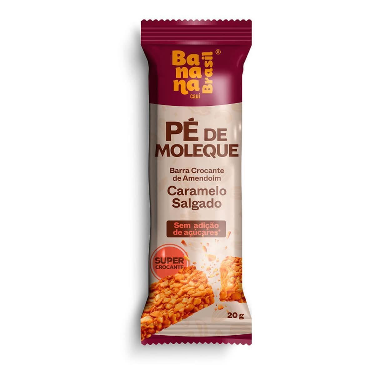 P� de Moleque - 1 Unidade 20g Caramelo Salgado - Banana Brasil