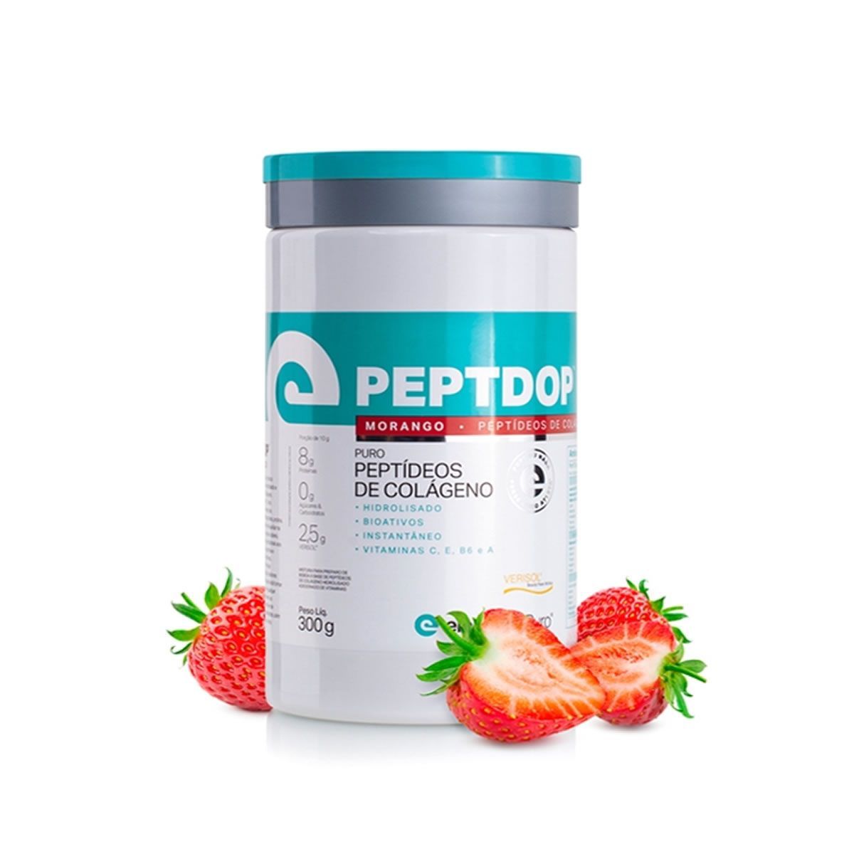 PeptDop Col�geno - 300g Morango - ElementoPuro