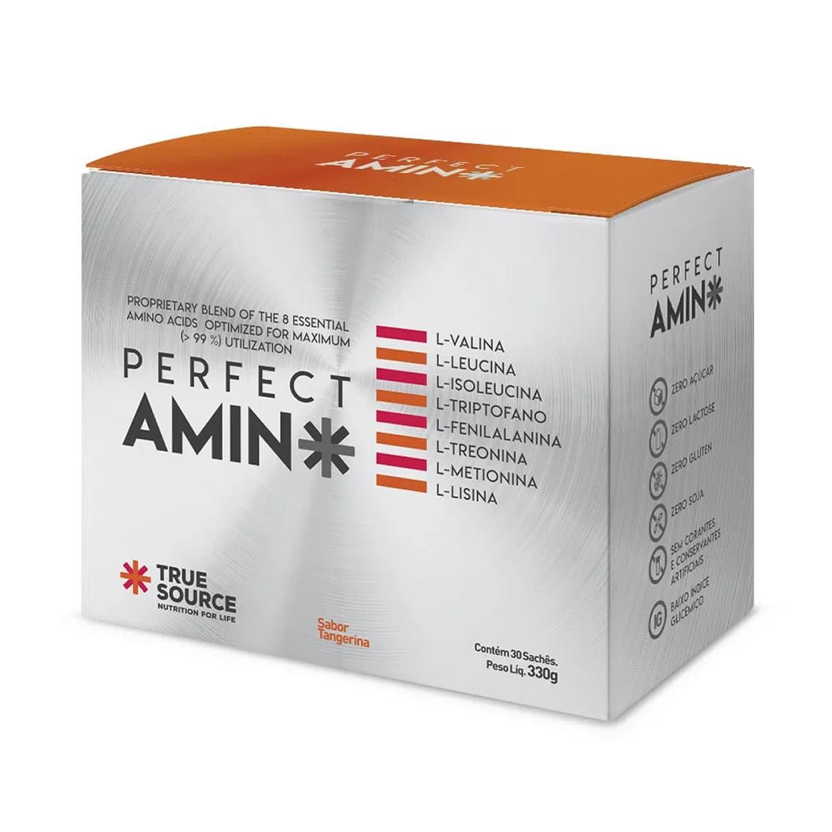 Perfect Amino - 30 Sach�s 11g Tangerina - True Source