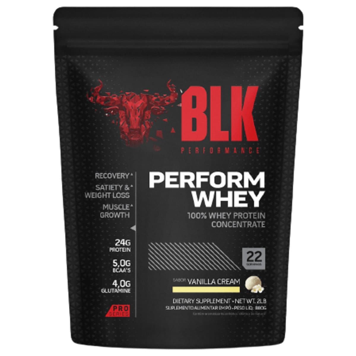 Perform Whey - 880g Vanilla Cream - BLK Performance