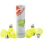 Peteca de Badminton de Nylon - 6 unidades - Vollo Sports