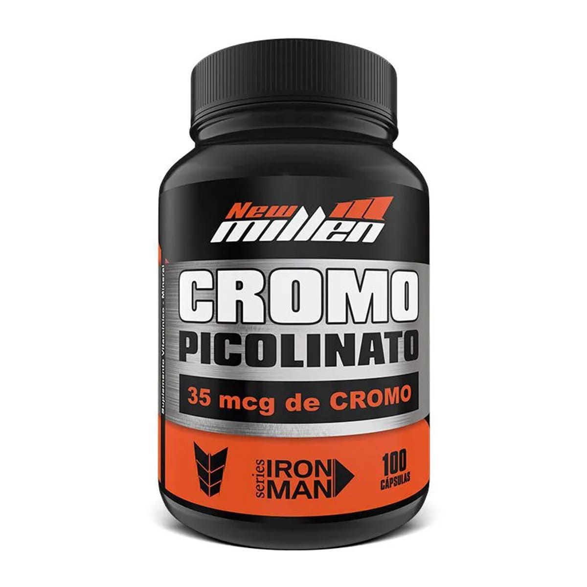 Picolinato de Cromo - 100 C�psulas - New Millen
