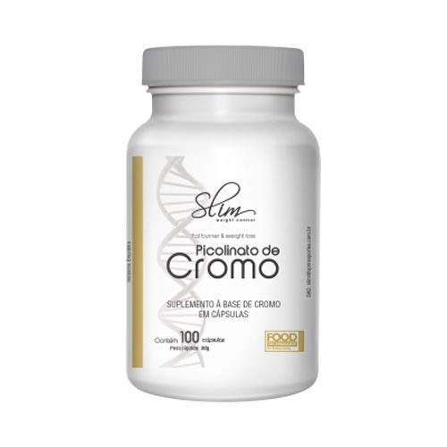 Picolinato de Cromo - 100 C�psulas - Slim Weight Control