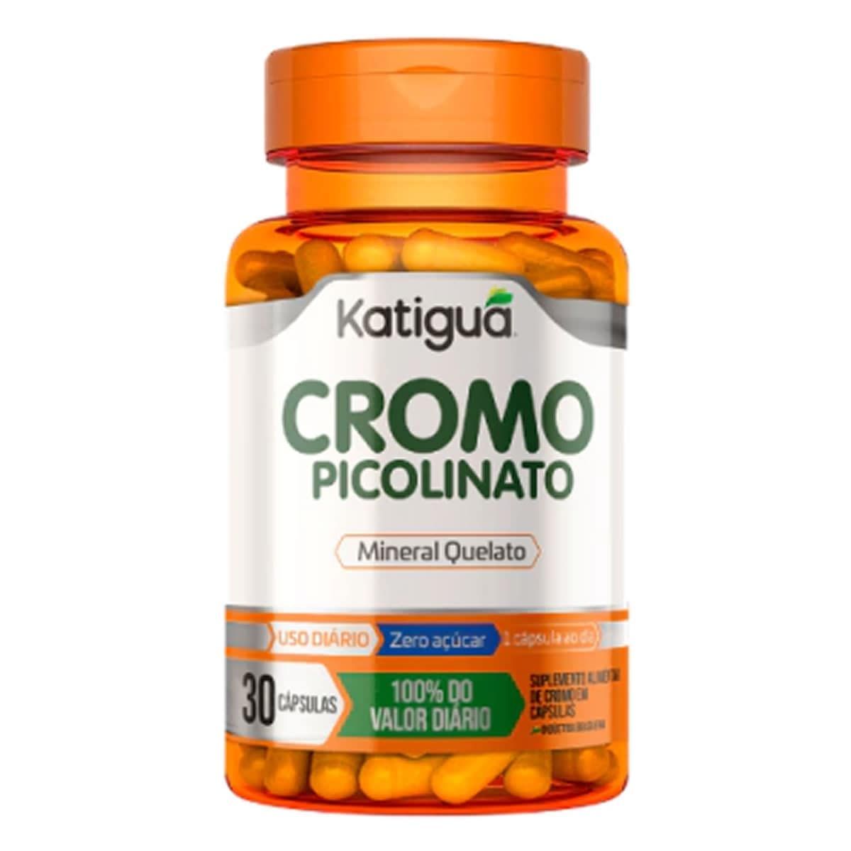 Picolinato de Cromo - 30 C�psulas - Katigu�