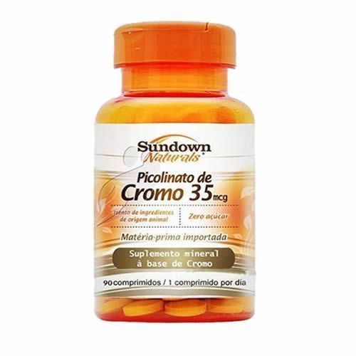 Picolinato De Cromo 35 Mcg - 90 Comprimidos - Sundown