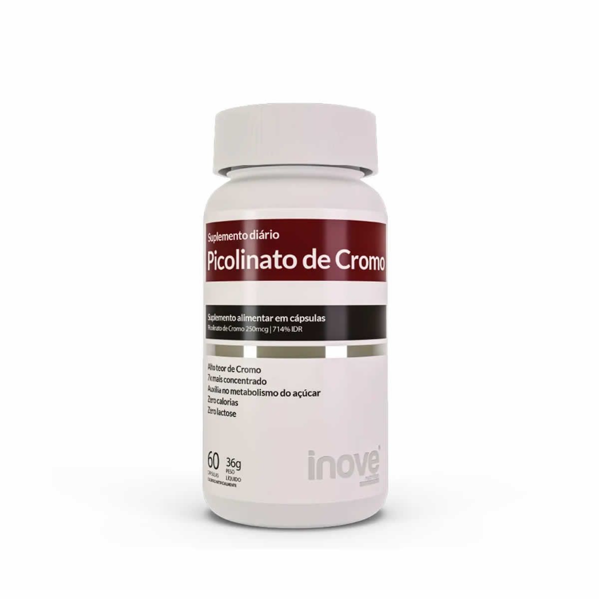 Picolinato de Cromo - 60 C�psulas - Inove Nutrition