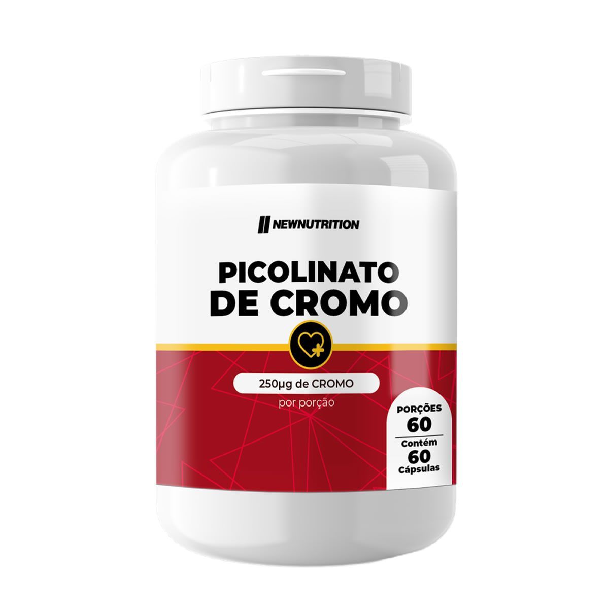 Picolinato de Cromo - 60 C�psulas - NewNutrition