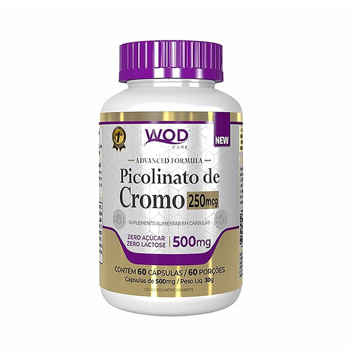 Picolinato de Cromo - 60 C�psulas - Wod Nutrition
