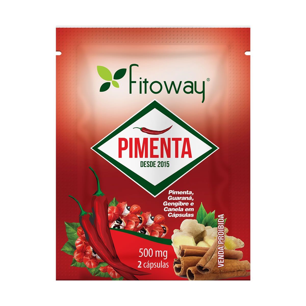 Pimenta - 2 C�psulas Amostra - Fitoway