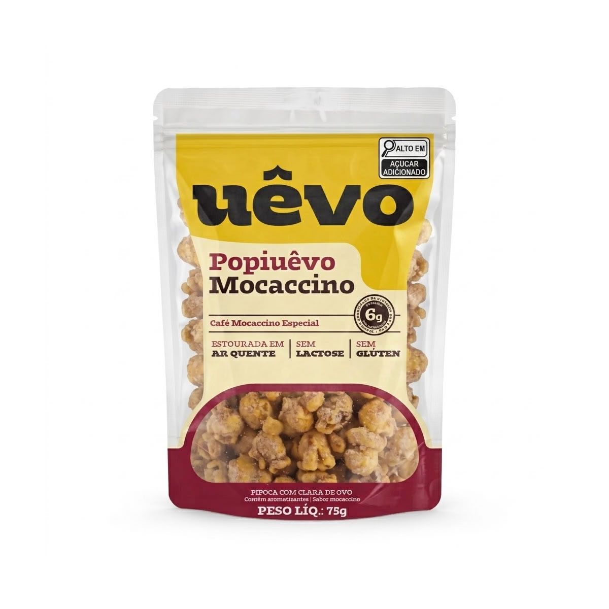 Pipoca Proteica - 75g Mocaccino - U�vo