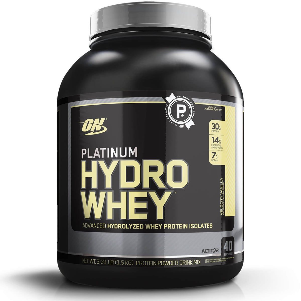 Platinum Hydro Whey - 1500g Baunilha - Optimum Nutrition