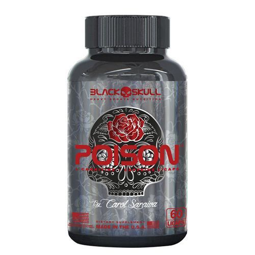 Poison - 60 Licaps - Black Skull*** Data Venc. 30/10/2018
