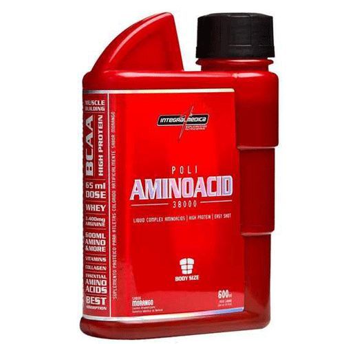 Poli Amino Acid 38000 (ZMA Cr) - Morango 600ml - Integralm�dica