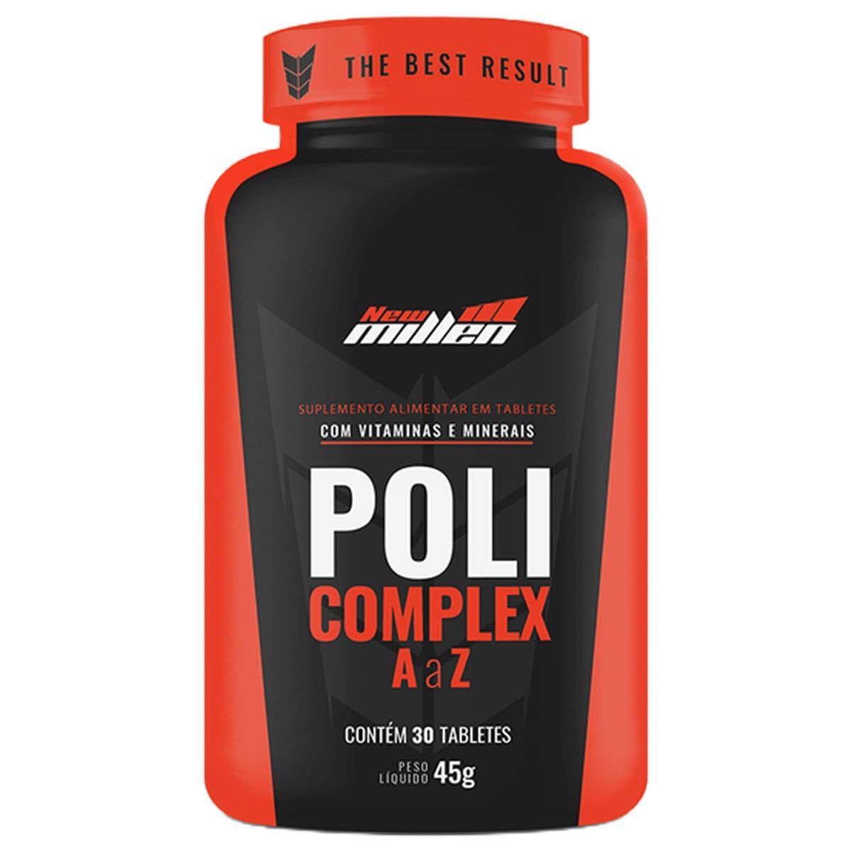 PoliComplex - 30 Tabletes - New Millen*** Data Venc. 30/08/2025