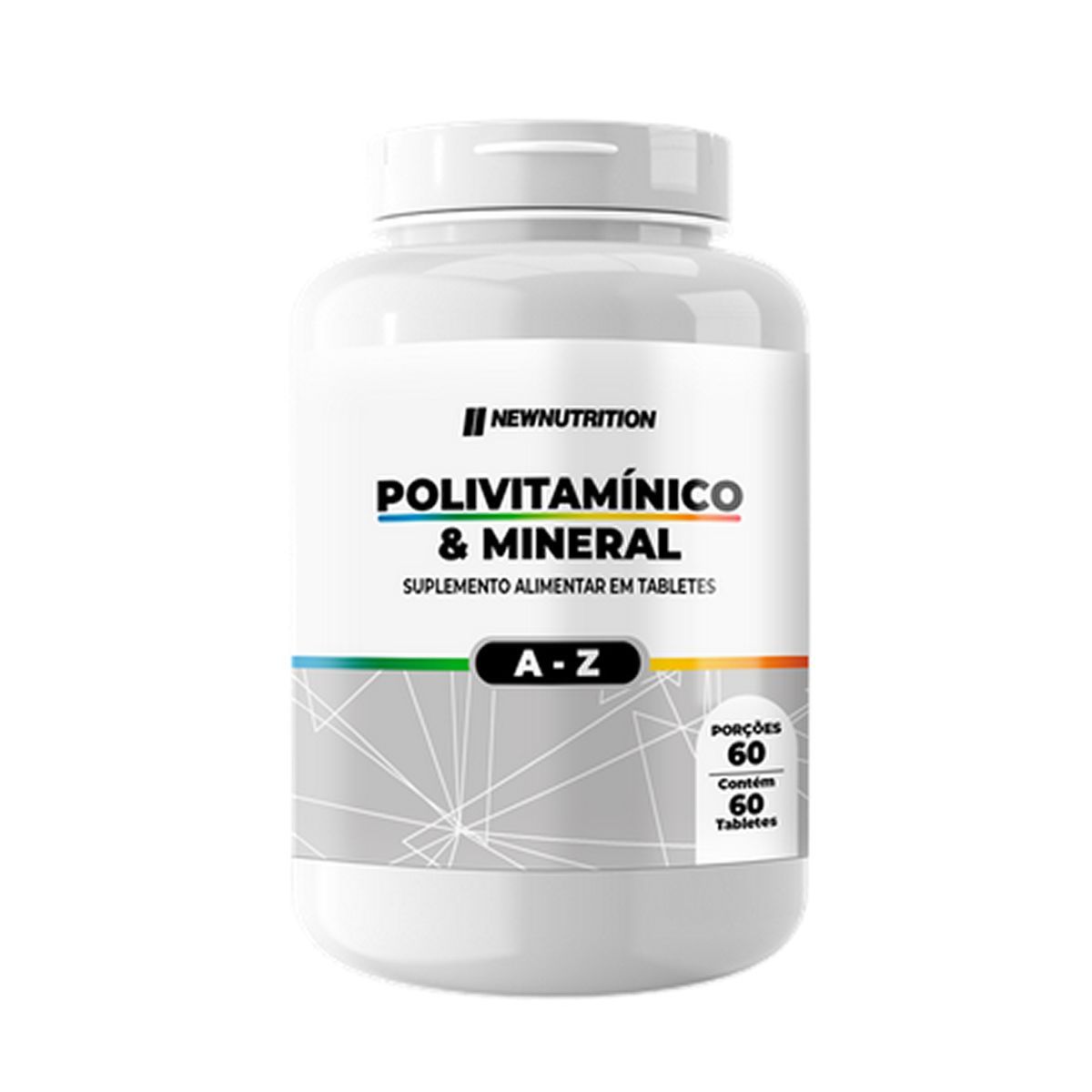 Polivitam�nico & Mineral A-Z - 60 Tabletes - NewNutrition