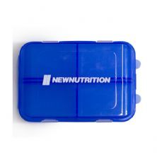 Porta Comprimido - 8 Divisorias Azul - Newnutrition