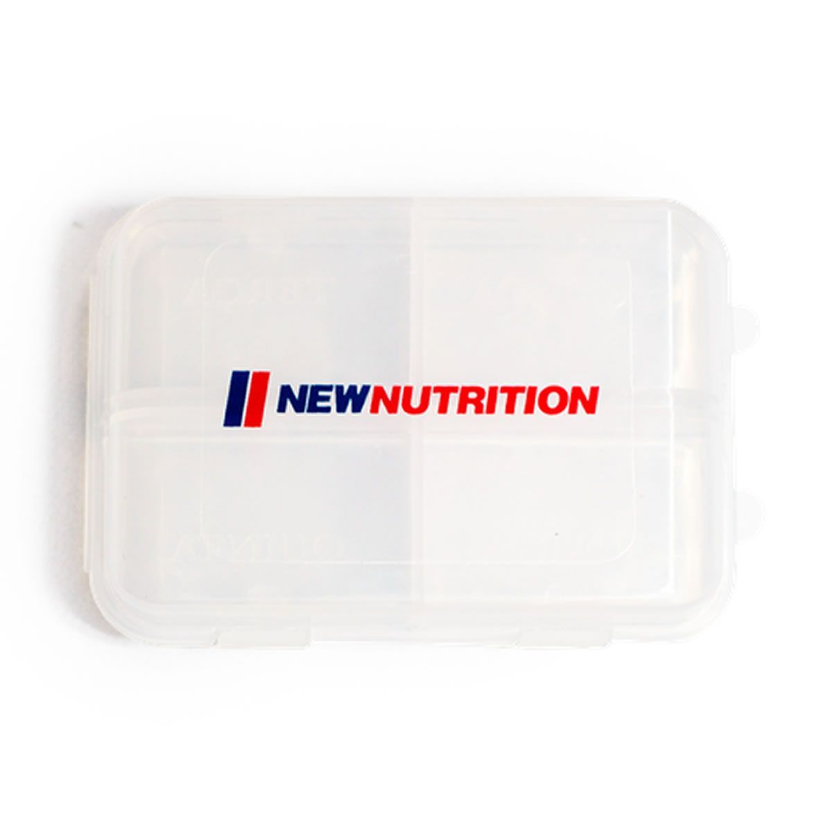 Porta Comprimido - 8 Divisorias Transparente - Newnutrition