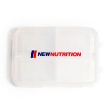 Porta Comprimido - 8 Divisorias Transparente - Newnutrition