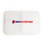 Porta Comprimido - 8 Divisorias Transparente - Newnutrition