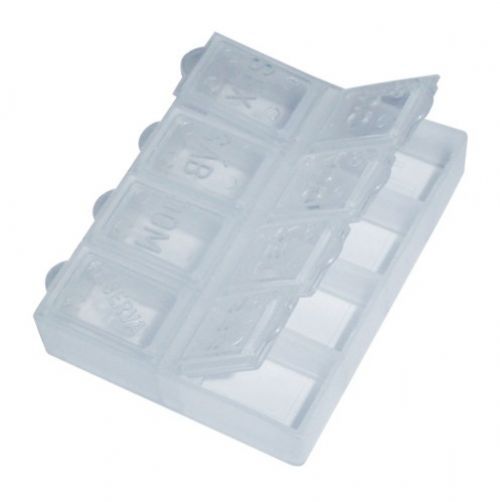 Porta Comprimidos-C�psulas - transparente - Body Nutry