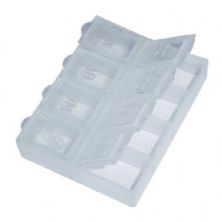 Porta Comprimidos-C�psulas - transparente - Body Nutry