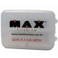 Porta Comprimidos-C�psulas - transparente - Max Titanium