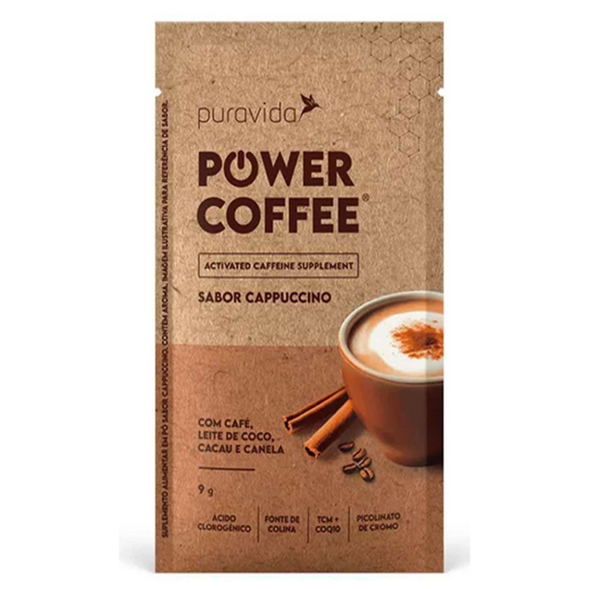 Power Coffee - 14 sach�s 9g Capuccino - Pura Vida*** Data Venc. 30/10/2025