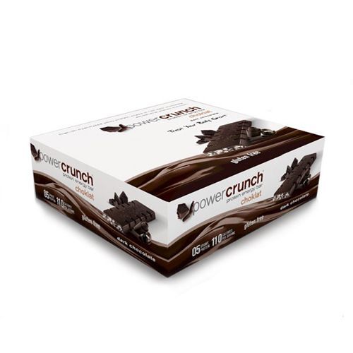 Barra de Proteina Power Crunch - 12 Unidades Dark Chocolate - BNRG