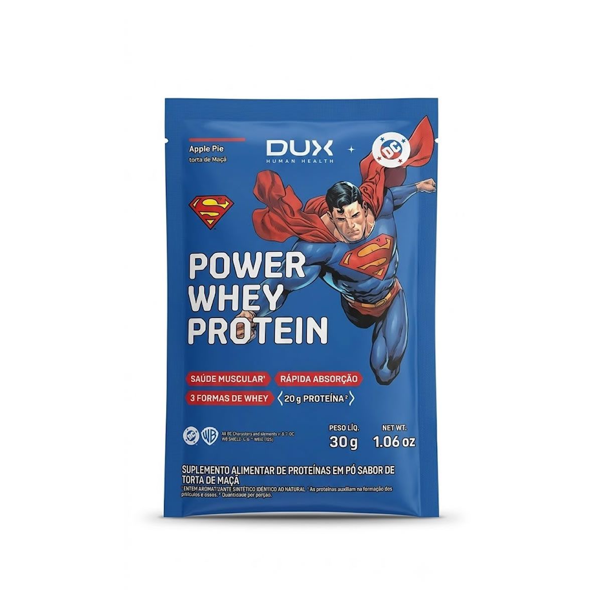 Power Whey Protein DC - 1 Sach� 30g Apple Pie - Dux Nutrition