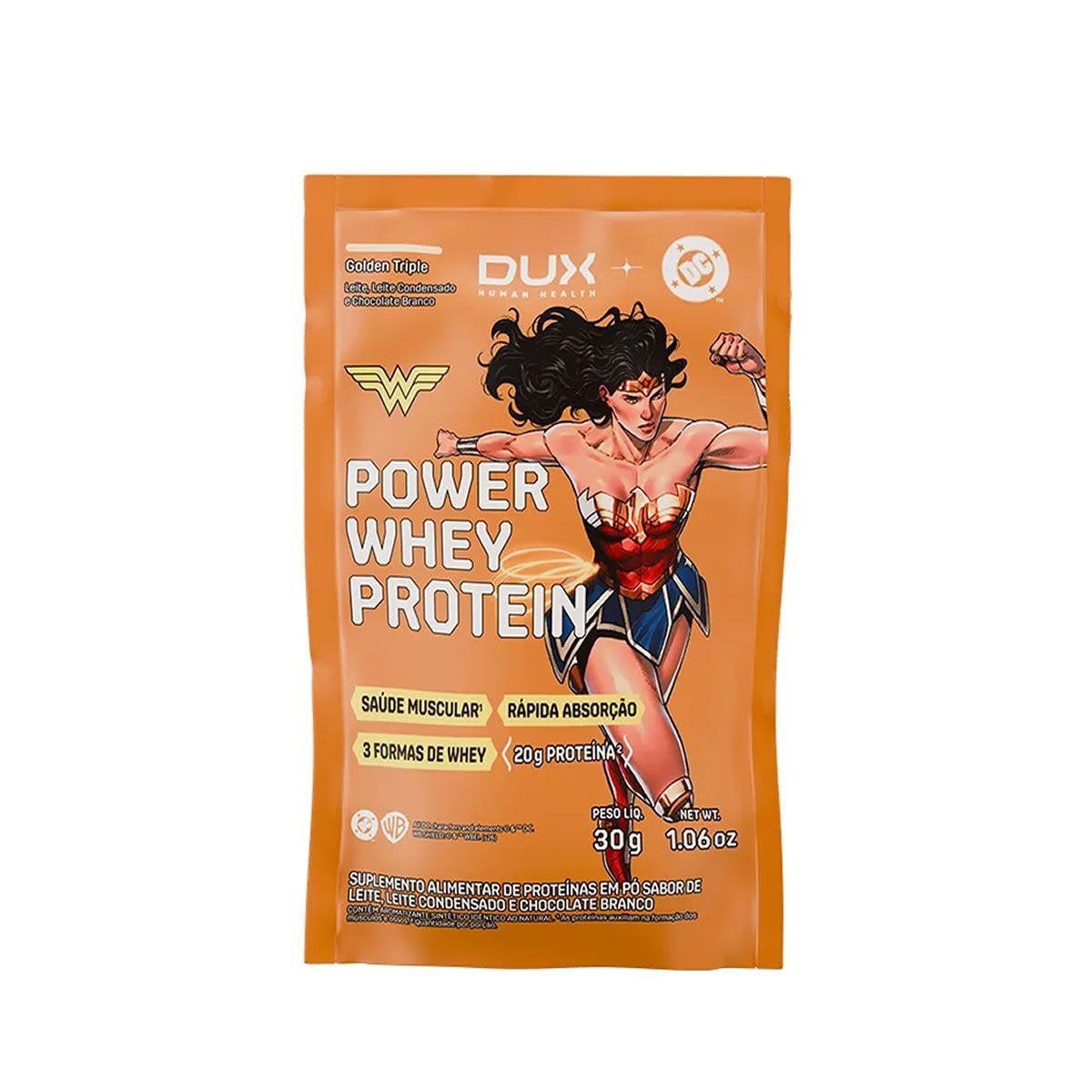 Power Whey Protein DC - 1 Sach� 30g Golden Triple - Dux Nutrition