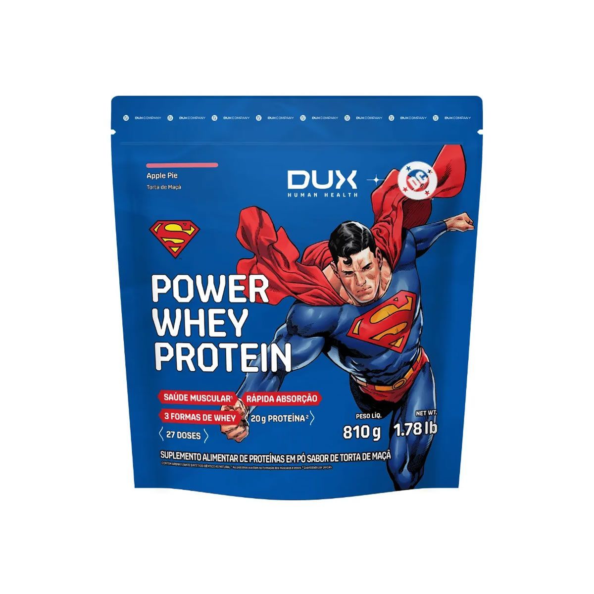 Power Whey Protein DC - 810g Apple Pie - Dux Nutrition