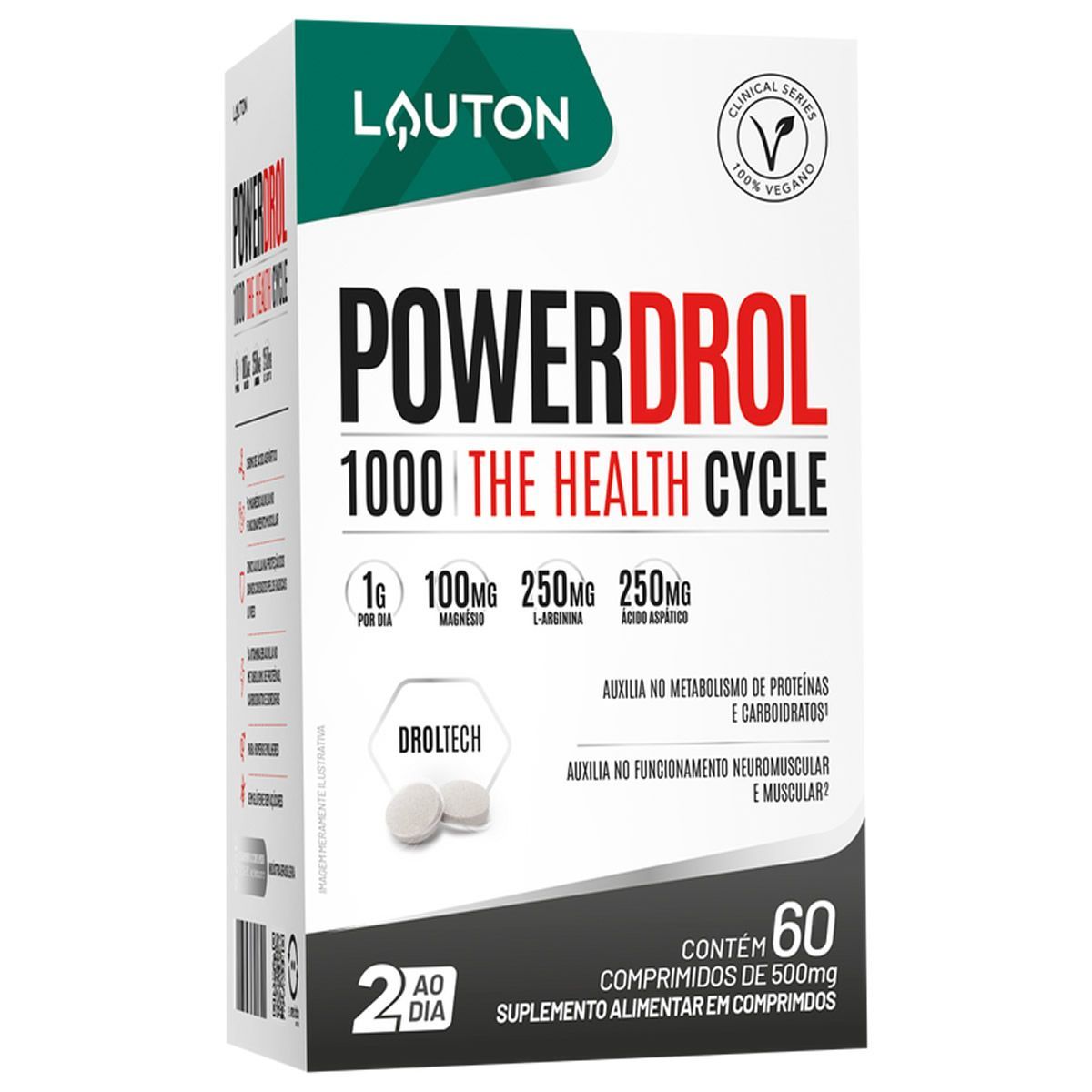 Powerdrol - 60 C�psulas - Lauton