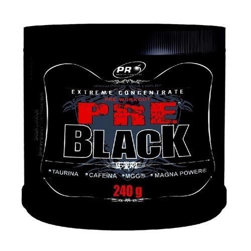 Pr� Black - A�ai com Guarana 240g pr� treino - Probi�tica