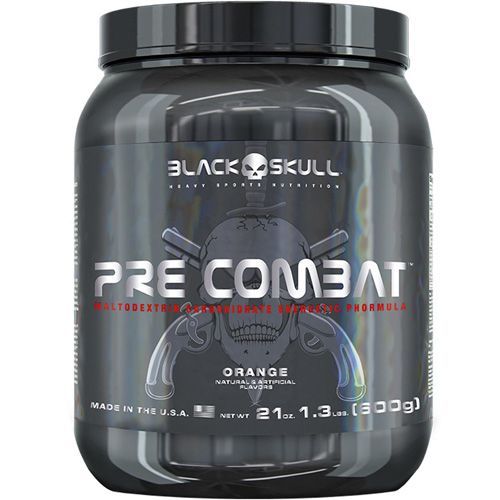Pre Combat - Laranja 600g - Black Skull