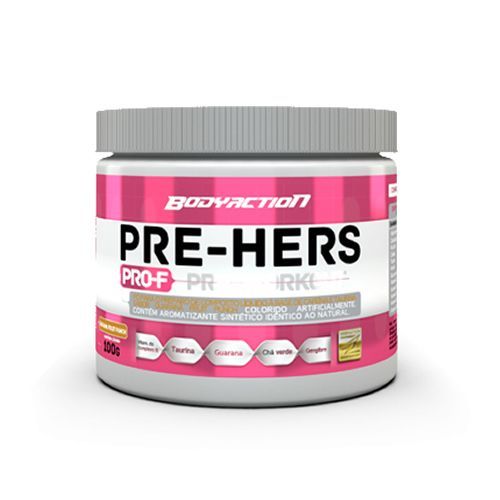 Pre-Hers Pro-F Pre-Workout - Fantasy Berry 100g - BodyAction
