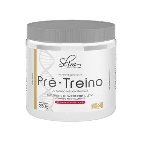 Pr�-Treino - 250g Guaran� com A�a� - Slim Weight Control