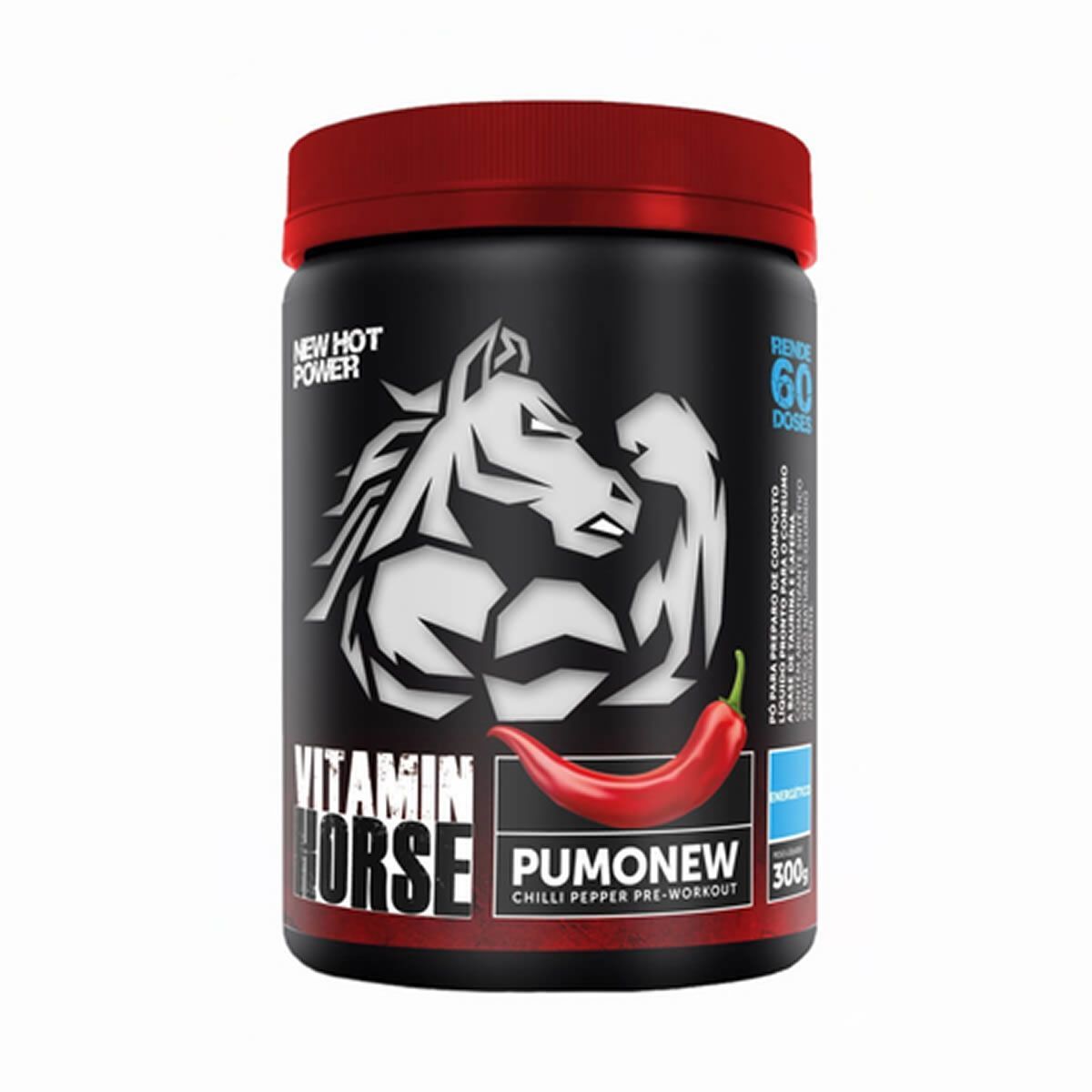 Pr�-Treino Pumonew - 300g  Energ�tico - Vitamin Horse
