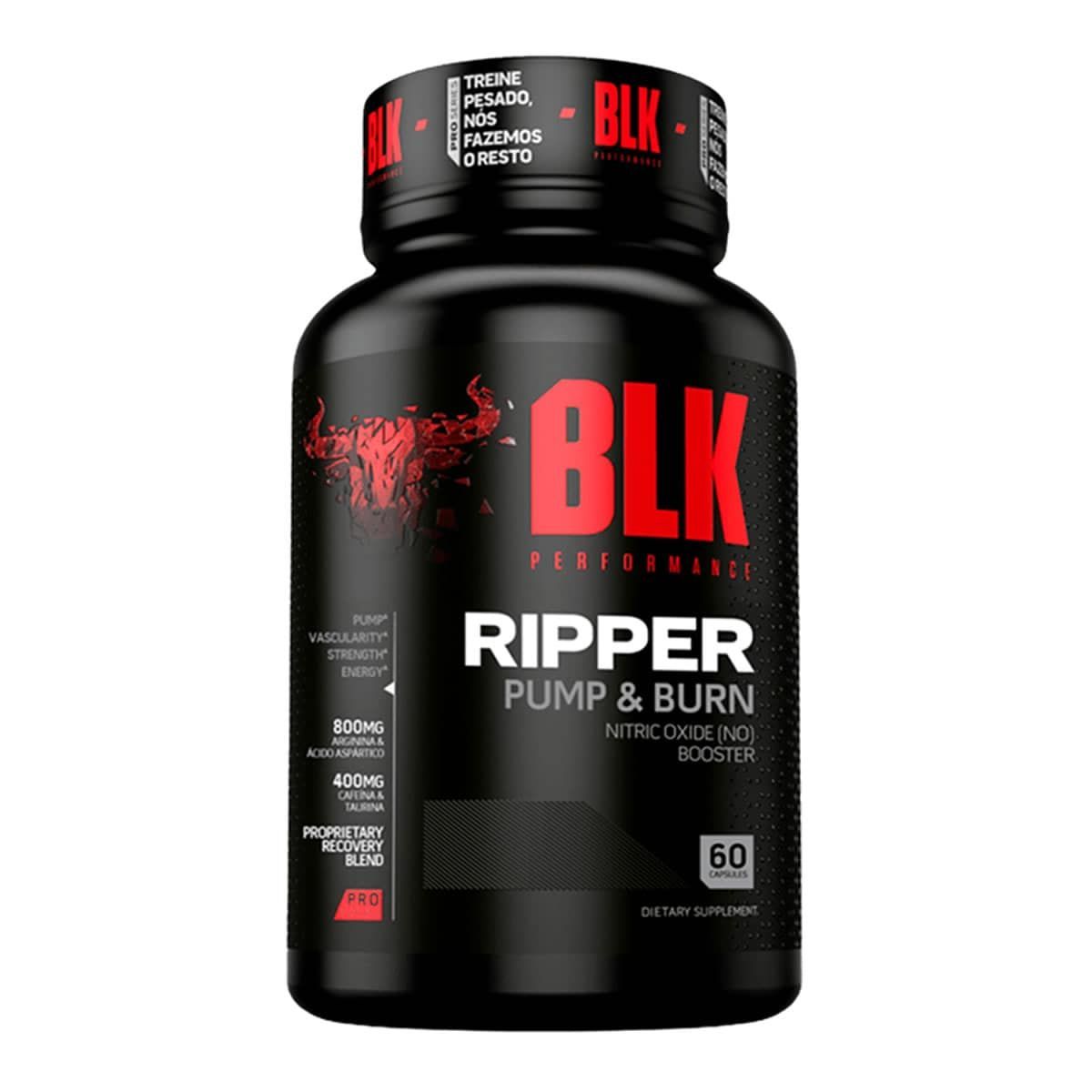 Pr� Treino Ripper - 60 C�psulas - Blk Performance