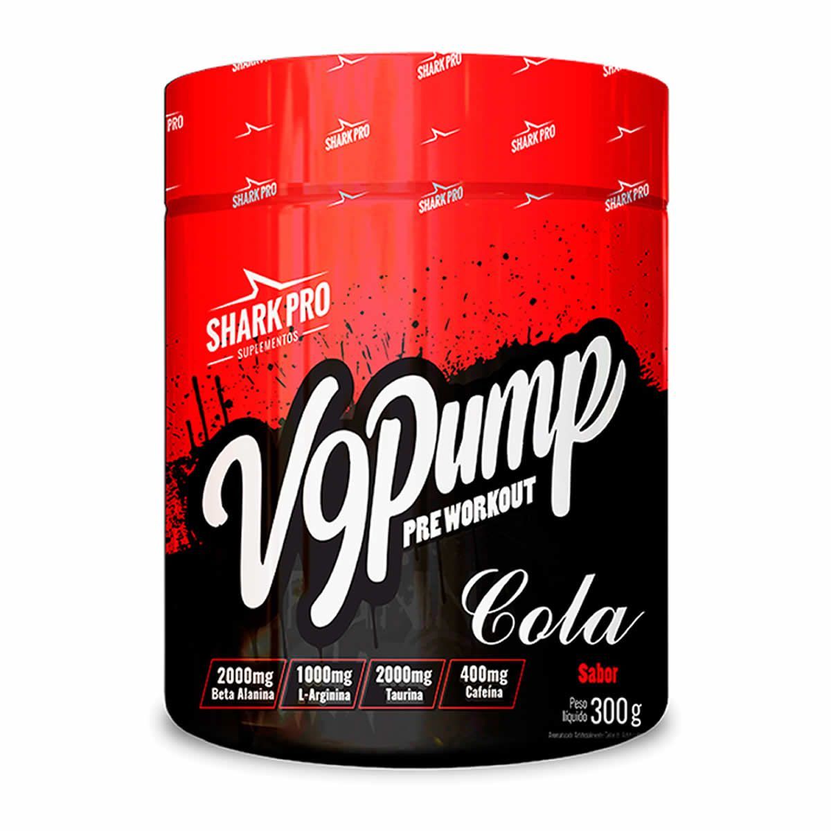 V9-Pump Pre Workout - 300g Cola - Shark Pro