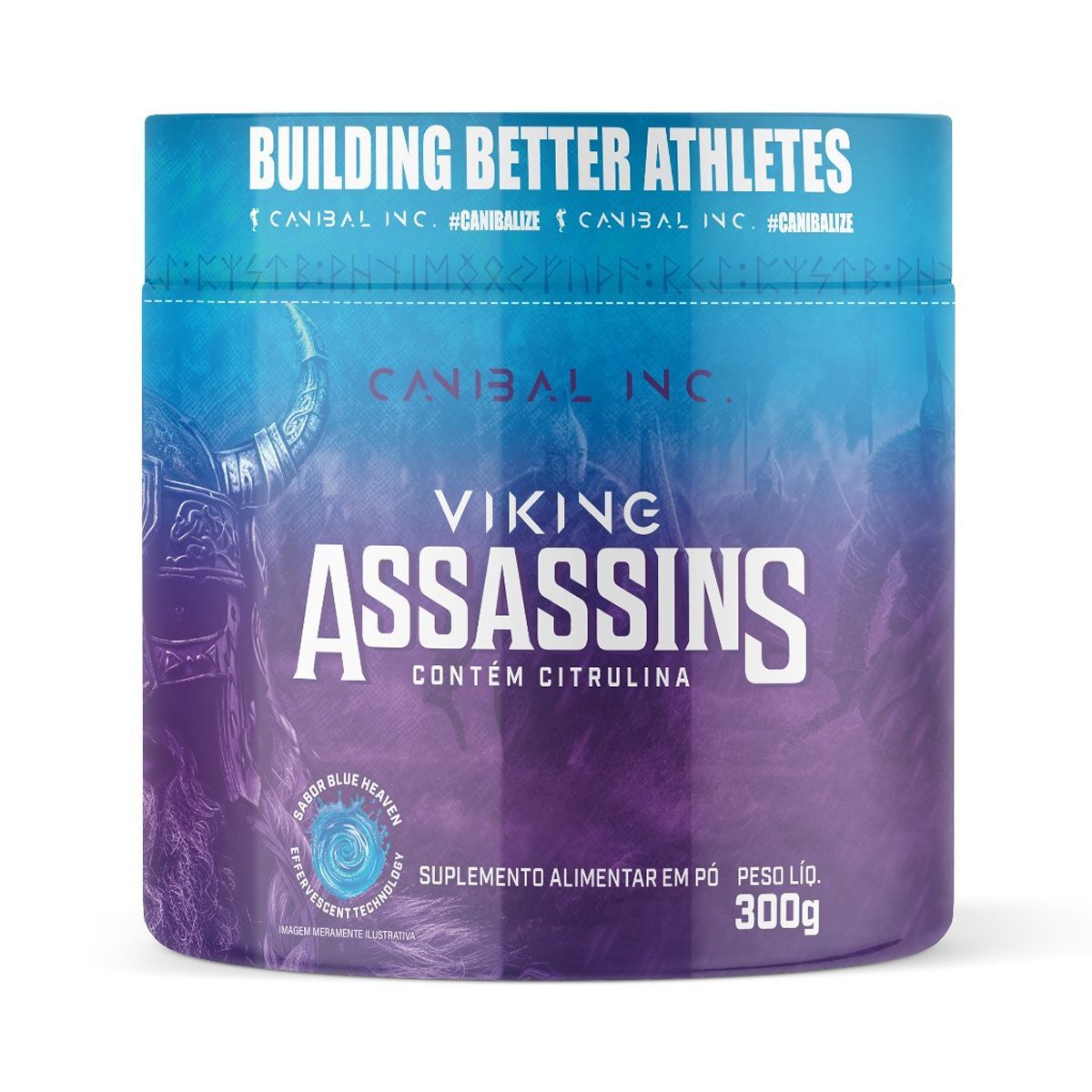 Pr� Treino Viking Assassins - 300g Blue Heaven - Canibal